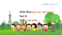 小学英语人教版 (PEP)六年级上册Unit 1 How can I get there? Part B课文课件ppt