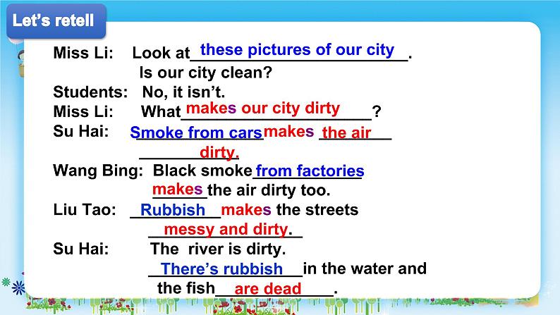 Unit6 Keep our city clean  Grammar time & fun time (课件) 译林版英语 三起）六年级上册07