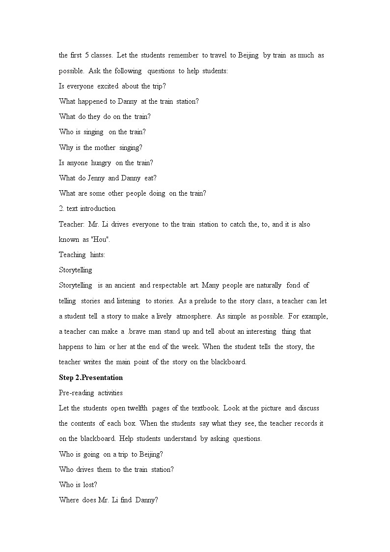 冀教版英语5下 Lesson 6 Danny Is Lost! PPT课件+教案02