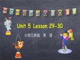 三年级下册英语课件-Unit5 It's parrot Lesson29-30 人教精通版