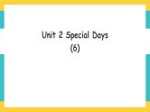 Unit 2 Special Days  story time人教新起点五下英语 课件+教案+练习