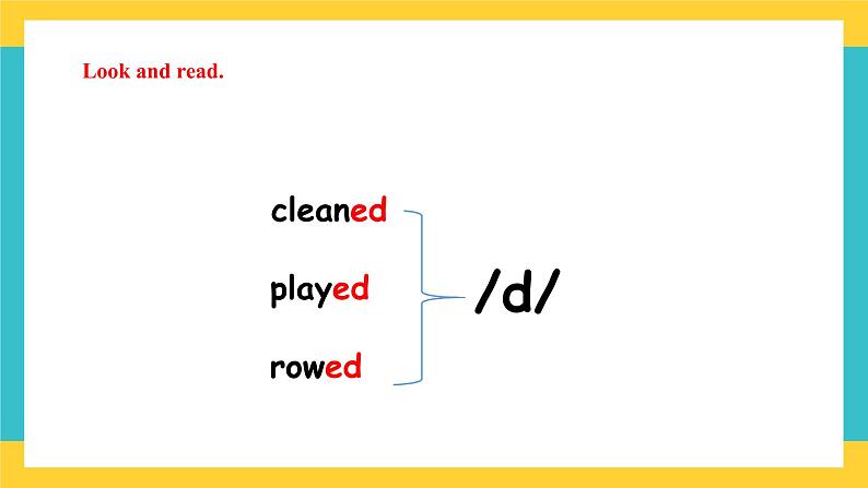 Unit 4 Last Weekend  let's spell +fun time人教新起点五下英语 课件+教案+练习07