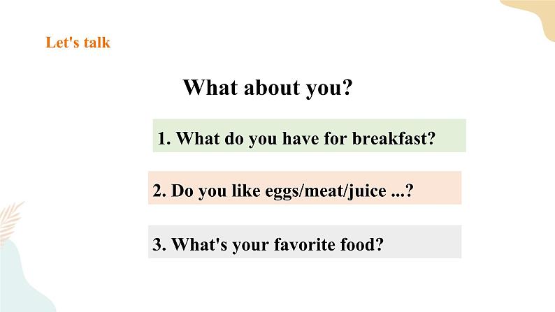 Unit 3 Daily Life 第二课时人教新起点六下 课件+教案+练习07