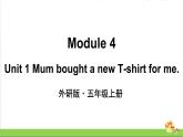（外研版）五年级英语上册Module 4 Unit 1教学课件