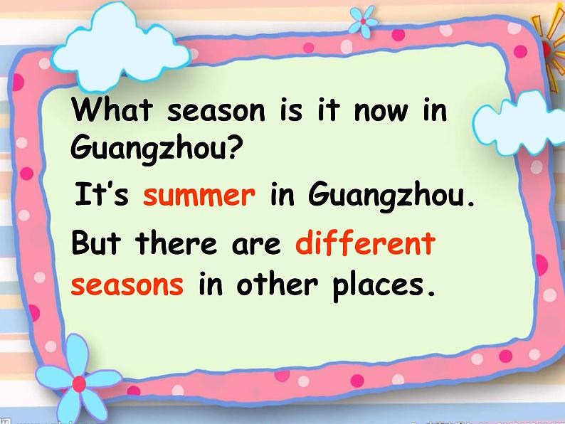 Module6  Weather and Seasons (Revision)课件04