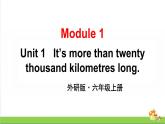 （外研版）六年级上册英语Module1Unit1教学课件