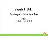 （外研版）六年級(jí)上冊(cè)英語Module6Unit1教學(xué)課件