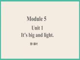 Module 5 Unit 1 第1课时 课件+教案