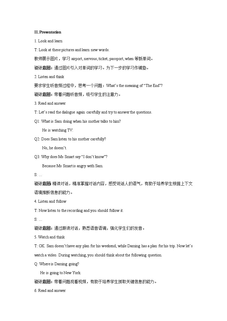 Module 10 Unit 1 第1课时  课件+教案02