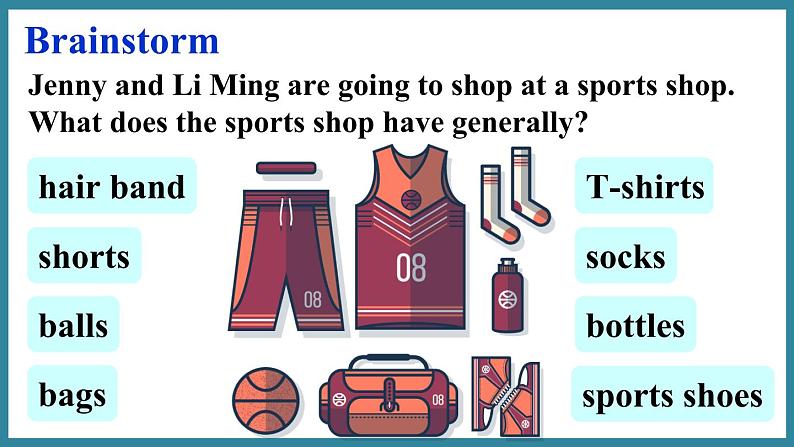 Unit1 Sports Lesson 2 At the Sports Shop（课件+素材）冀教版（三起）英语六年级下册03