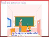 Unit2 Good Health to You! Lesson 9 Eat More Vegetables and Fruit!（课件+素材）冀教版（三起）英语六年级下册