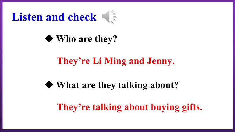 Unit 4 Li Ming Comes Home Lesson 19 Buying Gifts（课件+素材）冀教版（三起）英语六年级下册08