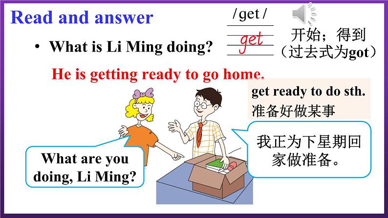 Unit 4 Li Ming Comes Home Lesson 20 Looking at Photos（课件+素材）冀教版（三起）英语六年级下册05