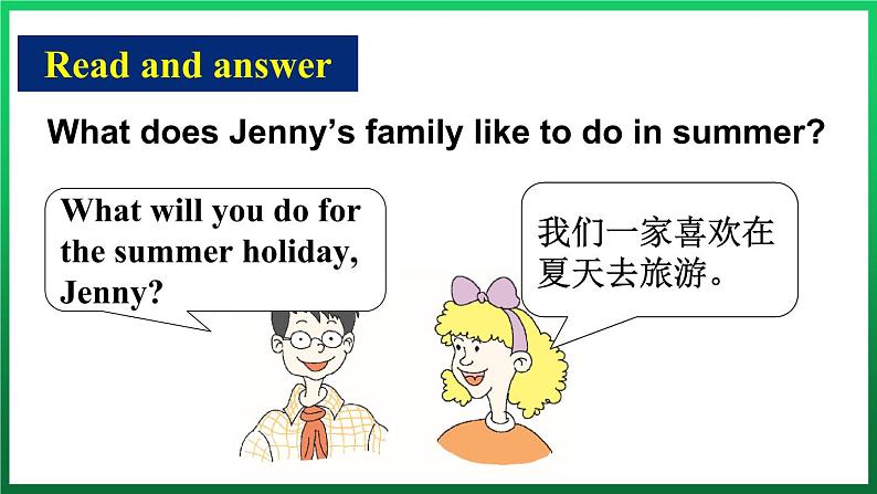 Unit3 What Will You Do This Summer Lesson 15 Jenny’s Summer Holiday（课件+素材）冀教版（三起）英语六年级下册05