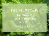 Unit3 What Will You Do This Summer Lesson 18 Three Kites（课件+素材）冀教版（三起）英语六年级下册