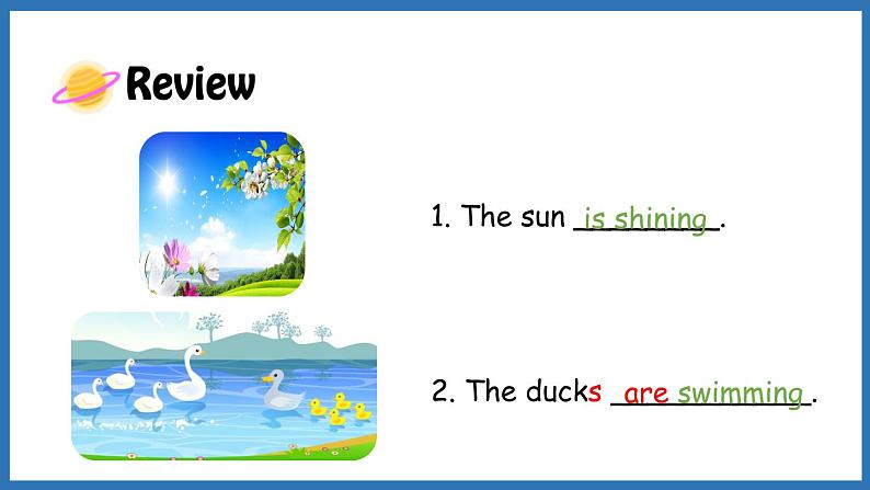 Module 3 Unit 2 The cows are drinking water.（课件）外研版（三起点）六年级英语下册第2页