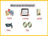 Module 4 Unit 2 We can find information from books and CDs.（课件）外研版（三起点）五年级英语下册