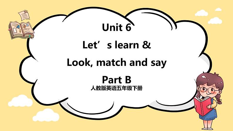 Unit6 Work quietly PartB Let's learn 课件+教案+素材01