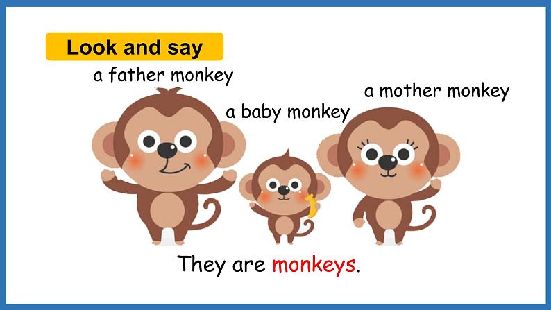 Module 2 Unit 1 They’re monkeys.（课件）外研版（三起点）三年级英语下册05