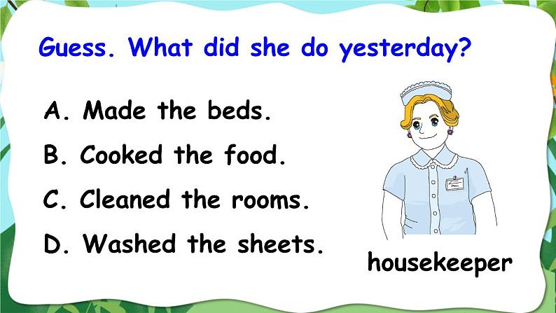 人教版（PEP）英语六年级下册 Unit 2 Part B 第5课时 授课课件+同步教案+音频素材08