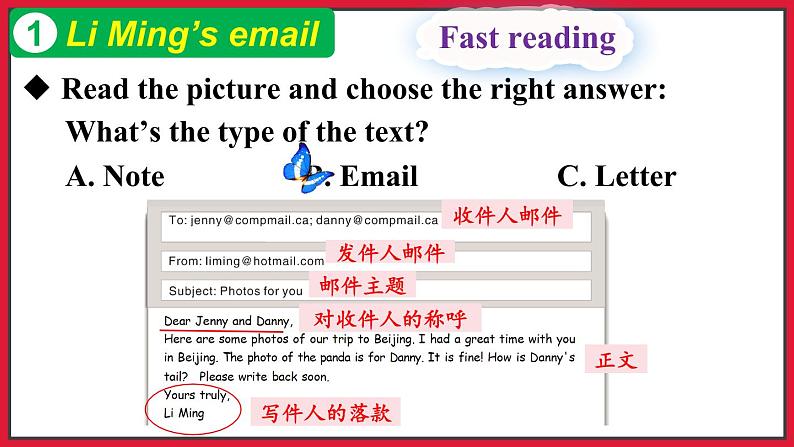 Unit 4  Lesson 23 An Email from Li Ming（课件+素材）冀教版（三起）英语五年级下册04