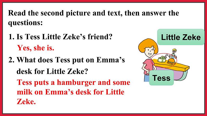 Unit 4  Lesson 24 A Gift for Little Zeke（课件+素材）冀教版（三起）英语五年级下册07