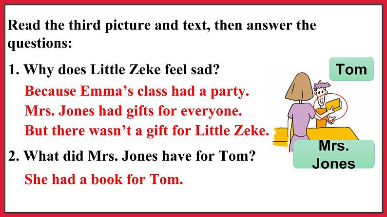 Unit 4  Lesson 24 A Gift for Little Zeke（课件+素材）冀教版（三起）英语五年级下册08