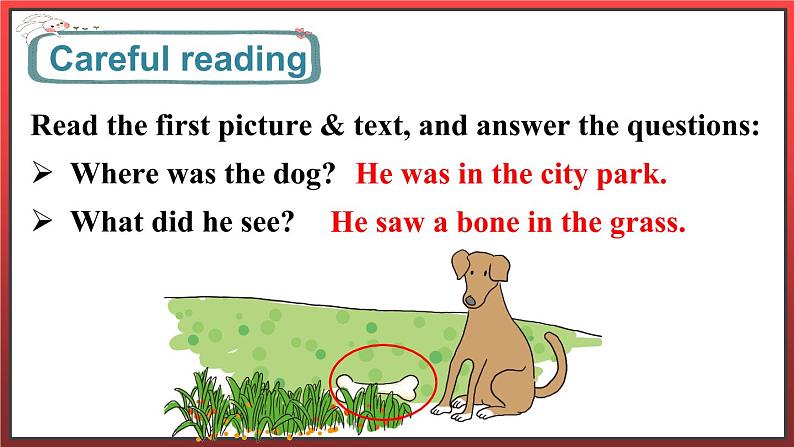 Reading for Fun The Dog and the Bone （课件+素材）冀教版（三起）英语五年级下册05