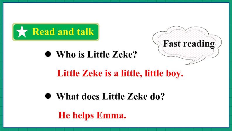 Unit 1 Lesson 6 Little Zeke（课件+素材）冀教版（三起）英语四年级下册05