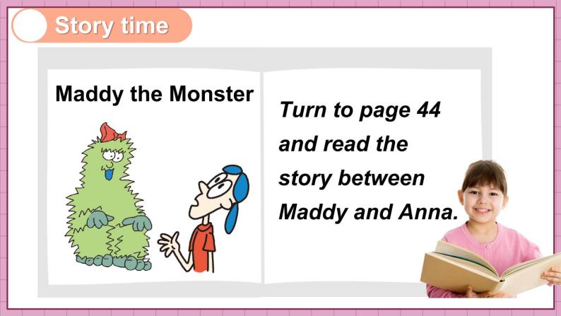 英语冀教版 (三年级起点)lesson 18 maddy the monster课前预习ppt