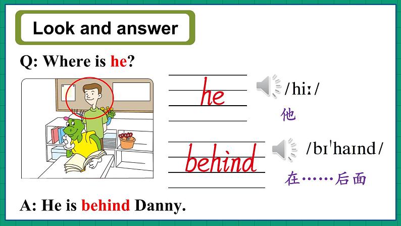 Unit 1 Lesson 5 Where Is Danny（课件+素材）冀教版（三起）英语四年级下册04