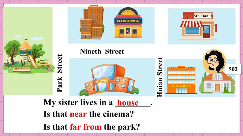 Unit 3 Lesson 15 Where Do You Live（课件+素材）冀教版（三起）英语四年级下册06