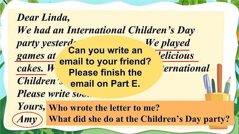 湘少版英语六年级下册Unit 8第三课时（Part E，Part F） 课件+音频素材07