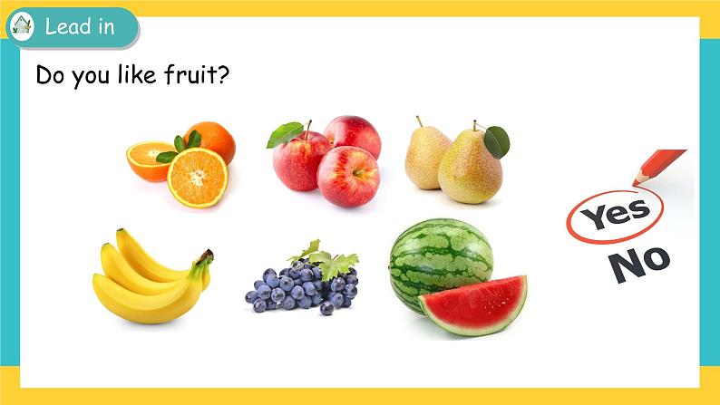 Unit 5 Do you like pears Part A 第一课时 课件+教案+练习+素材03