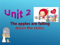 小学英语外研版 (三年级起点)六年级下册Module 4Unit 2 The apples are falling down the stairs图片课件ppt