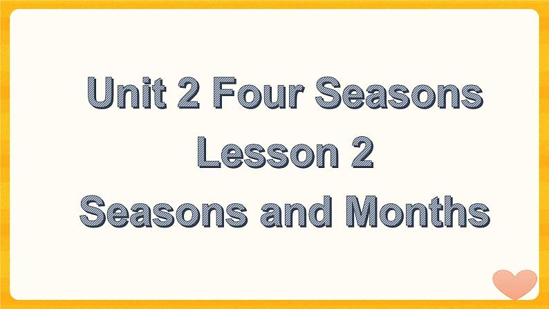 川教版三起 五下Unit2 Lesson 2 Seasons and Months课件第5页