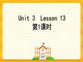 Unit 3 We should obey the rules Lesson 13 课件