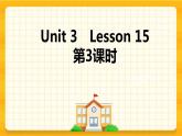Unit 3 We should obey the rules Lesson 15 课件