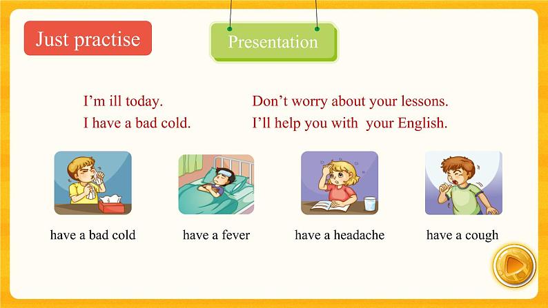 Unit 4 What's wrong with you？ Lesson 20 课件04