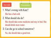 Unit 4 What's wrong with you？ Lesson 21 课件
