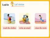 Unit 5 I'm cleaning the room  Lesson 26 课件