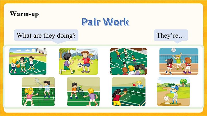 Unit 6 We are watching the games  Lesson 36 Revision 课件02