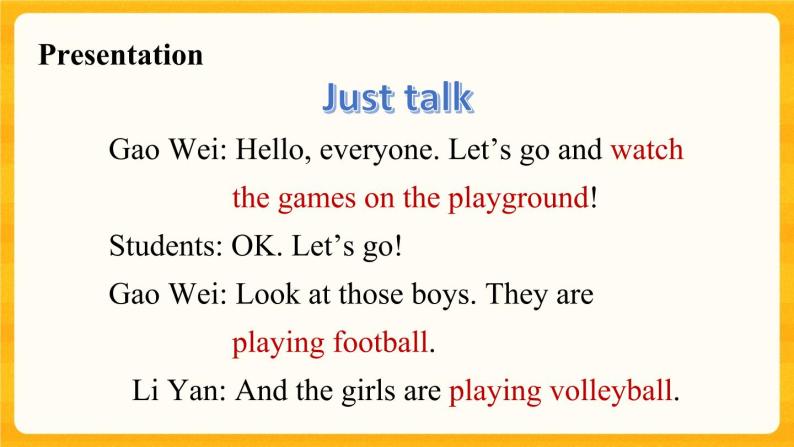 Unit 6 We are watching the games Lesson 31-32 课件08