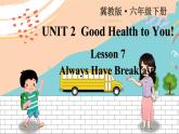 冀教6英下 Unit 2 Lesson 7 PPT課件+教案