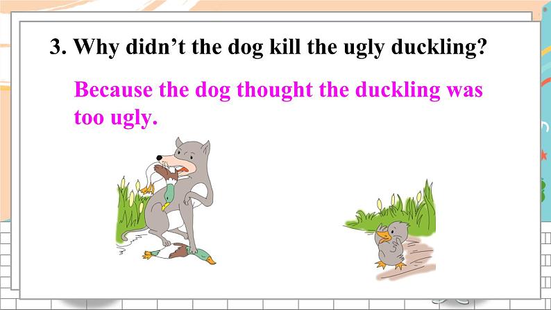 冀教6英下 Reading For Fun The Ugly Duckling PPT课件08