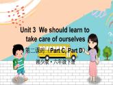 湘少6英下 Unit 3  第二课时（Part C, Part D） PPT课件+教案