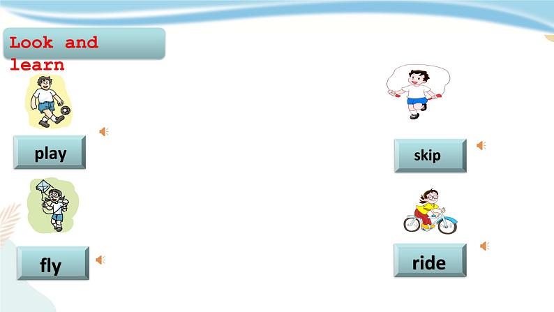 Module  4 Unit 1 Activities （课件+素材）英语一年级下册03