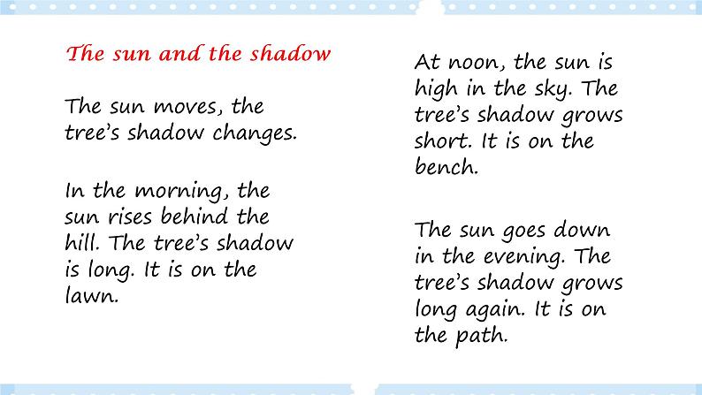 四年级下册英语课件Module 1  Unit 3 Look at the shadow!  Period 2牛津上海版（试用本）07