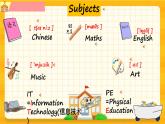 Module2  Unit 3 School subjects（课件+素材）英语五年级下册