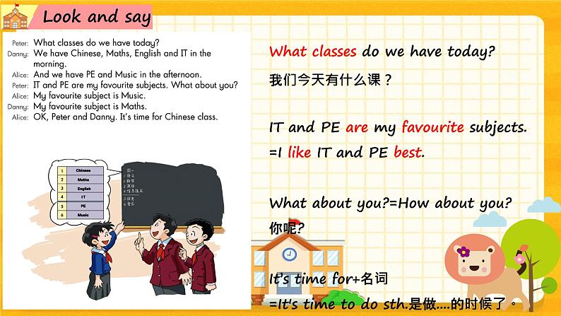 Module2  Unit 3 School subjects（课件+素材）英语五年级下册07